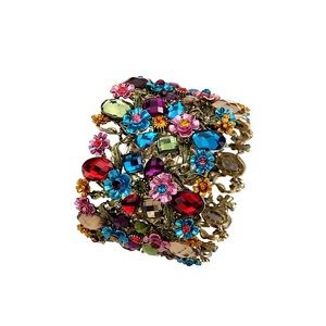 Floral Cuff Bracelet